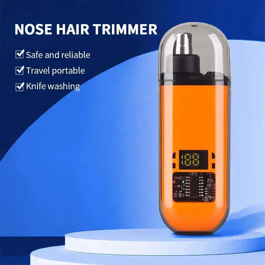 Rechargeable Nose Trimmer Designed For Safe, Quick, And Effortless Hair Removal