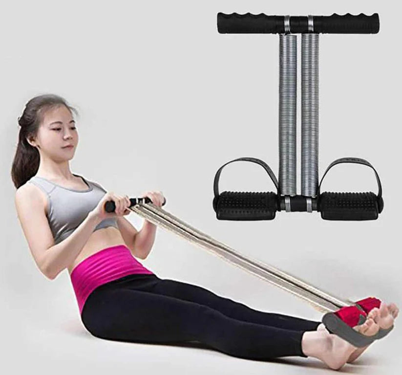 Twister Exercise Machine & Tummy Trimmer | Home Gym Fitness Equipment Set (Double Spring)