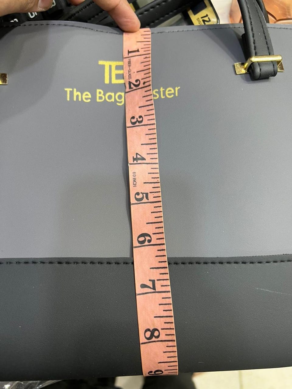 Stylish Girl's Black Rexine Handbag set-3 pcs