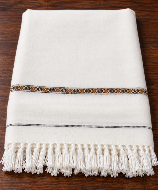 Pashmina special white shawal