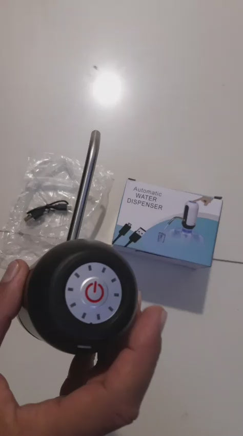 Automatic Electric Water Bottle Pump Dispenser – USB Rechargeable One-Touch Water Pump for Home, Office, Outdoor Use & Universal Gallon Bottles